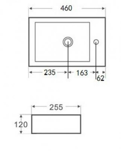 Rhea Toilet fontein Wit Rechts 45x26x12 cm keramiek Rhea Toilet fontein Wit Rechts 45x26x12 cm keramiek