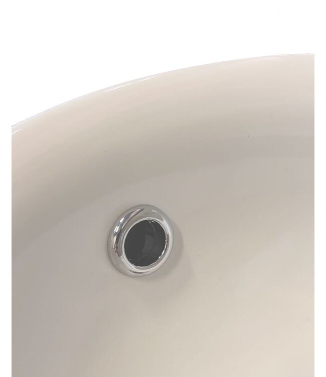 Porta hoekfontein Wit 35x35 cm keramiek