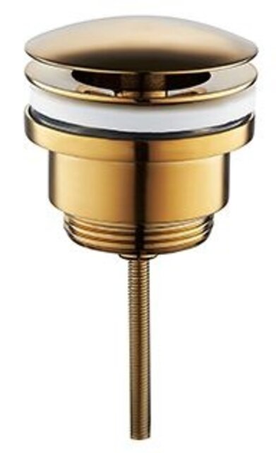 Fonteinset Toilet Links Zwart Quartz met Mat Goud - 36x18x9 cm - Mini-Rhea