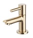 Fonteinset Toilet Links Carrara met Mat Goud - 36x18x9 cm - Mini-Rhea Marmerlook