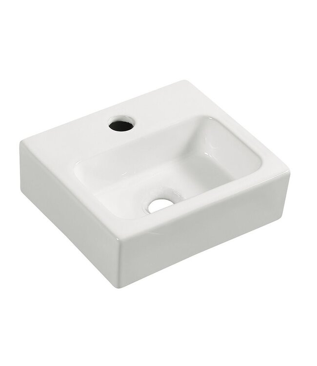 Fonteinset Toilet Leto fontein + Amador toiletkraan chroom 33x29x11cm