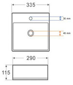 Fonteinset Toilet Leto fontein + Amador toiletkraan chroom 33x29x11cm