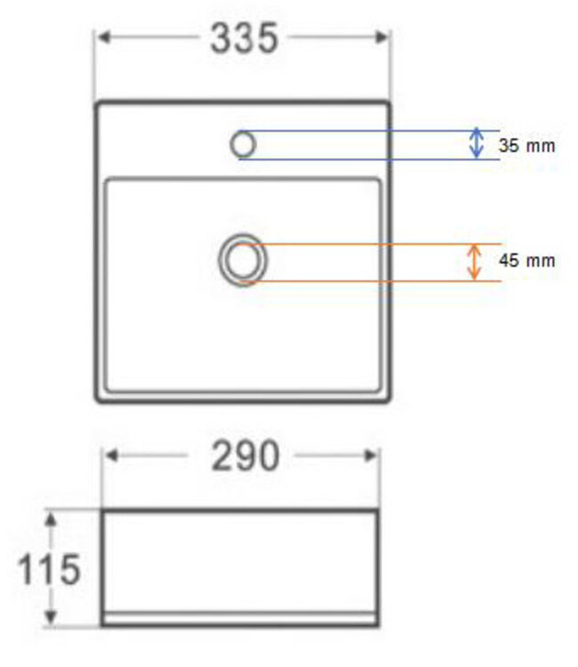 Fonteinset Toilet Leto fontein + Amador toiletkraan chroom 33x29x11cm