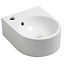 Wiesbaden Toilet fontein Erato Wit Rond met kraangat 34x27x12 cm