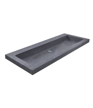 Wiesbaden Wiesbaden Wastafel Hardsteen Raw 120x46x5 cm enkel met 2 kraangaten
