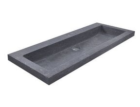 Wiesbaden Wastafel Hardsteen Raw 100x46x5 cm met 1 kraangat