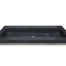 Wiesbaden Wastafel Hardsteen Raw 100x46x5 cm zonder kraangat