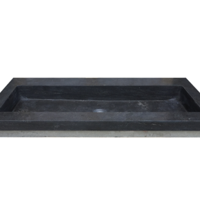 Wiesbaden Wastafel Hardsteen Raw 100x46x5 cm zonder kraangat