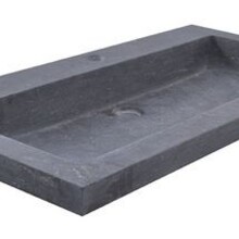 Wiesbaden Wastafel Hardsteen Raw 80x46x5 cm met kraangat