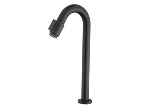 Wiesbaden Victoria luxe fonteinkraan Mat Zwart XL 1/2"