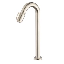 Wiesbaden Victoria luxe fonteinkraan geborsteld staal XL 1/2"