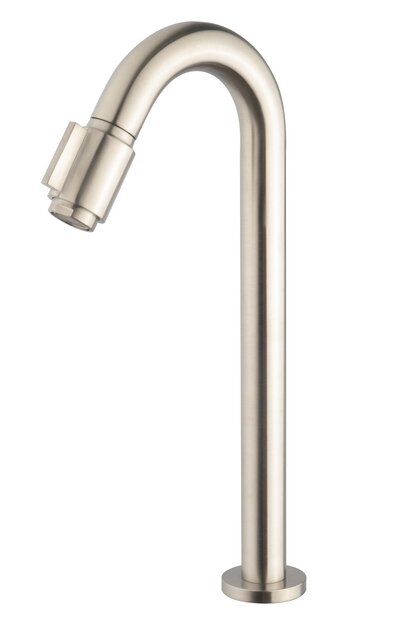 Wiesbaden Victoria luxe fonteinkraan geborsteld staal XL 1/2"