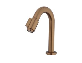 Wiesbaden Victoria luxe fonteinkraan geborsteld Brons Koper 1/2''