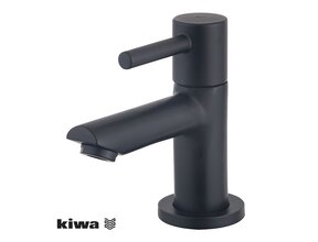 Wiesbaden Amador fonteinkraan Mat Zwart met Kiwa keurmerk 1/2"