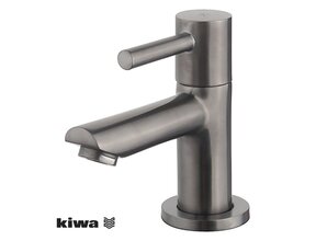 Wiesbaden Amador fonteinkraan Gun metal met Kiwa keurmerk 1/2"