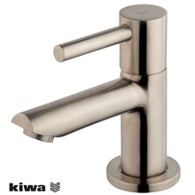 Wiesbaden Amador fonteinkraan Geborsteld staal met Kiwa keurmerk 1/2"