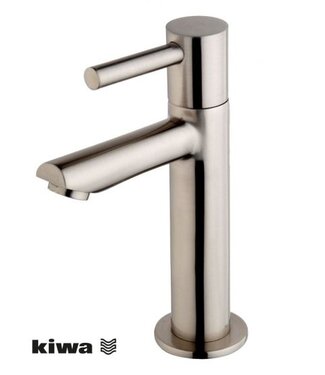 Wiesbaden Wiesbaden Amador XL fonteinkraan Geborsteld Staal met Kiwa keurmerk 1/2"