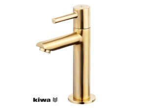 Wiesbaden Amador XL fonteinkraan Geborsteld Messing met Kiwa keurmerk 1/2"