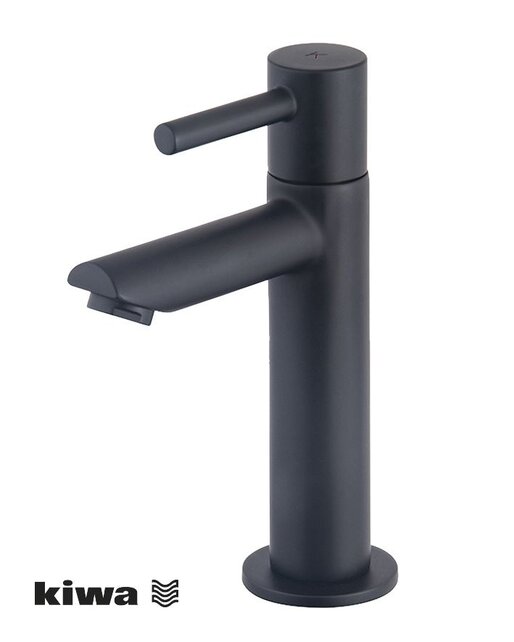 Wiesbaden Amador XL fonteinkraan Mat Zwart met Kiwa keurmerk 1/2"