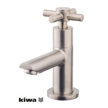 Wiesbaden Asmaro fonteinkraan  Geborsteld Staal Kiwa 1/2"