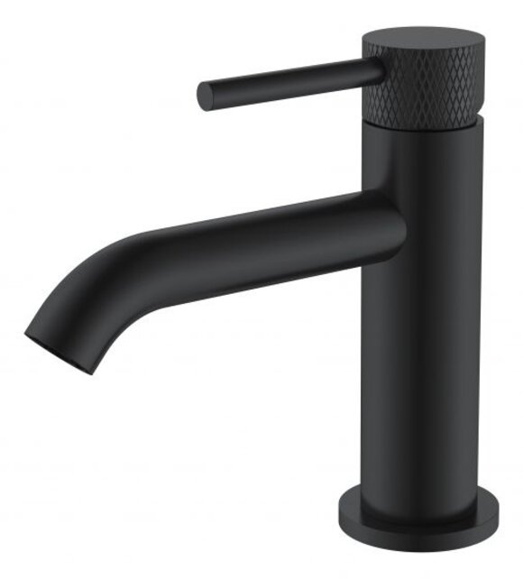 Wiesbaden Fonteinkraan Ribbd Mat Zwart - 29.5372 Wiesbaden Fonteinkraan Ribbd Mat Zwart - 29.5372