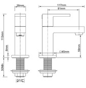 Wiesbaden fonteinkraan Rombo Chroom - 22.3711