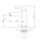 Wiesbaden fonteinkraan Imola RVS - 22.3716 Wiesbaden fonteinkraan Imola RVS - 22.3716