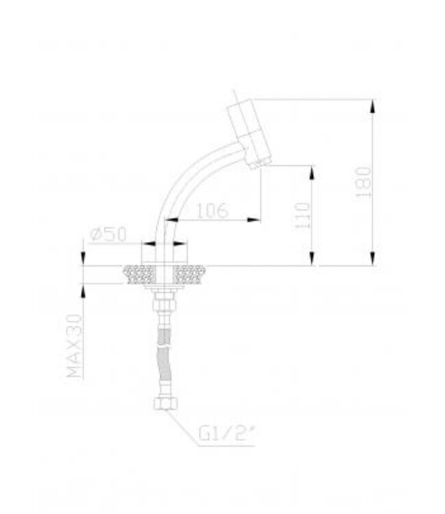 Wiesbaden Wiesbaden Fonteinkraan Zeta chroom - 22.4006