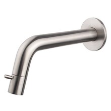 Wiesbaden Sophia Inbouw Fonteinkraan Geborsteld Staal Inkortbaar 205-129 mm - 22.3761