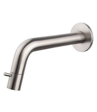 Wiesbaden Wiesbaden Sophia Inbouw Fonteinkraan Geborsteld Staal Inkortbaar 205-129 mm - 22.3761