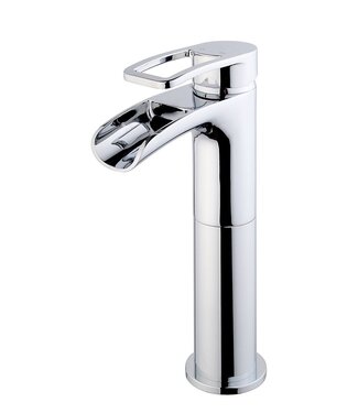 Wiesbaden Wiesbaden Alegra wastafelkraan waterval Chroom Hoog - 29.4211