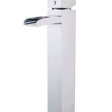 Wiesbaden Rombo XL wastafelkraan waterval Chroom Hoog - 29.4205