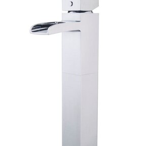 Wiesbaden Rombo XL wastafelkraan waterval Chroom Hoog - 29.4205