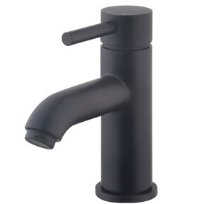 Wiesbaden Cadans wastafelkraan mat zwart rond - 29.2102