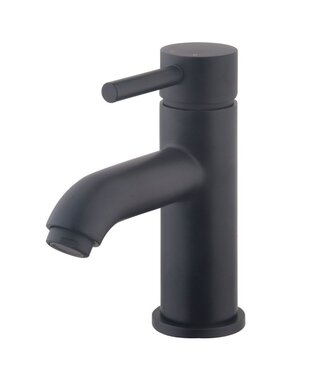 Wiesbaden Wiesbaden Cadans wastafelkraan mat zwart rond - 29.2102