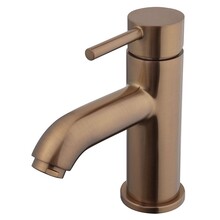 Wiesbaden Cadans wastafelkraan Geborsteld Koper Brons rond - 29.4124