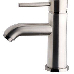 Wiesbaden Cadans wastafelkraan Geborsteld Staal rond - 29.4103