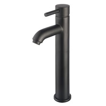 Wiesbaden Cadans XL wastafelkraan Mat Zwart rond - 29.2105