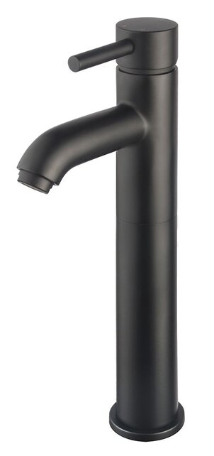 Wiesbaden Cadans XL wastafelkraan Mat Zwart rond - 29.2105 Wiesbaden Cadans XL wastafelkraan Mat Zwart rond - 29.2105