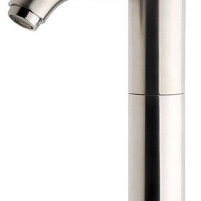 Wiesbaden Cadans XL wastafelkraan Geborsteld Staal rond - 29.4105