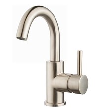 Wiesbaden Caral wastafelkraan Geborsteld Staal draaibaar uitloop rond - 29.6214