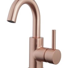 Wiesbaden Caral wastafelkraan Geborsteld Koper draaibaar uitloop rond - 29.6214