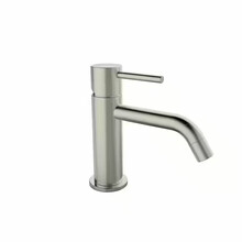 Wiesbaden Wastafelkraan Styl Geborsteld Staal Laag 15cm - 29.1617