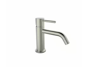 Wiesbaden Wastafelkraan Styl Geborsteld Staal Laag 15cm - 29.1617