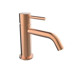 Wiesbaden Wastafelkraan Styl Geborsteld Koper Laag 15cm - 29.1613