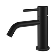 Wiesbaden Wastafelkraan Styl Mat Zwart Laag 15cm - 29.1611 Wiesbaden Wastafelkraan Styl Mat Zwart Laag 15cm - 29.1611