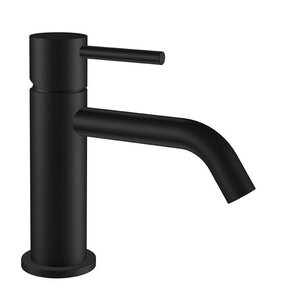 Wiesbaden Wastafelkraan Styl Mat Zwart Laag 15cm - 29.1611