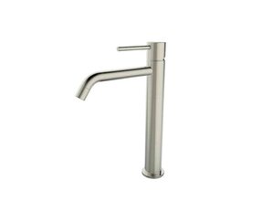 Wiesbaden Wastafelkraan Styl XL Geborsteld Staal Hoog - 29.1625