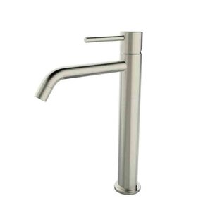 Wiesbaden Wastafelkraan Styl XL Geborsteld Staal Hoog - 29.1625