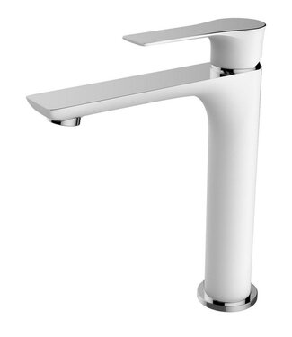 Wiesbaden Wiesbaden Wastafelkraan Casma XL Wit / Chroom Hoog - 29.4271